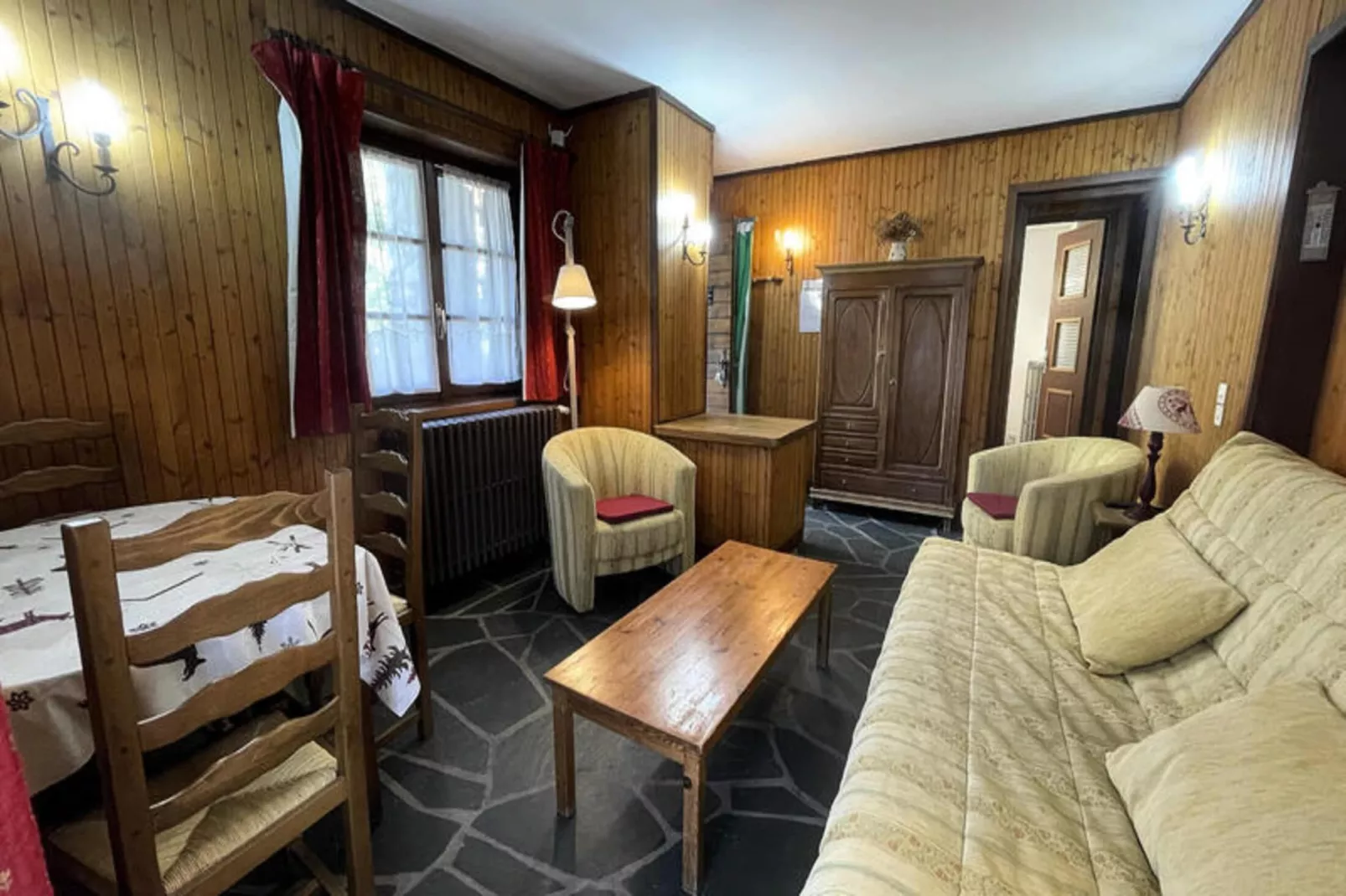 Appartements à La Clusaz-Woonkamer