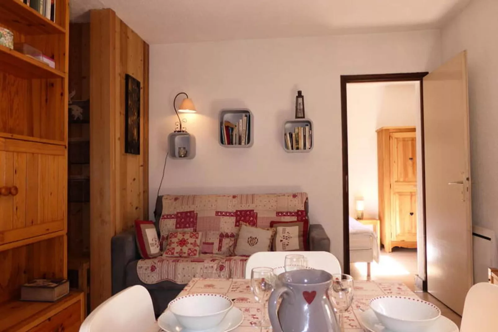 Résidence Aiguille Du Midi Bat A-Eetkamer