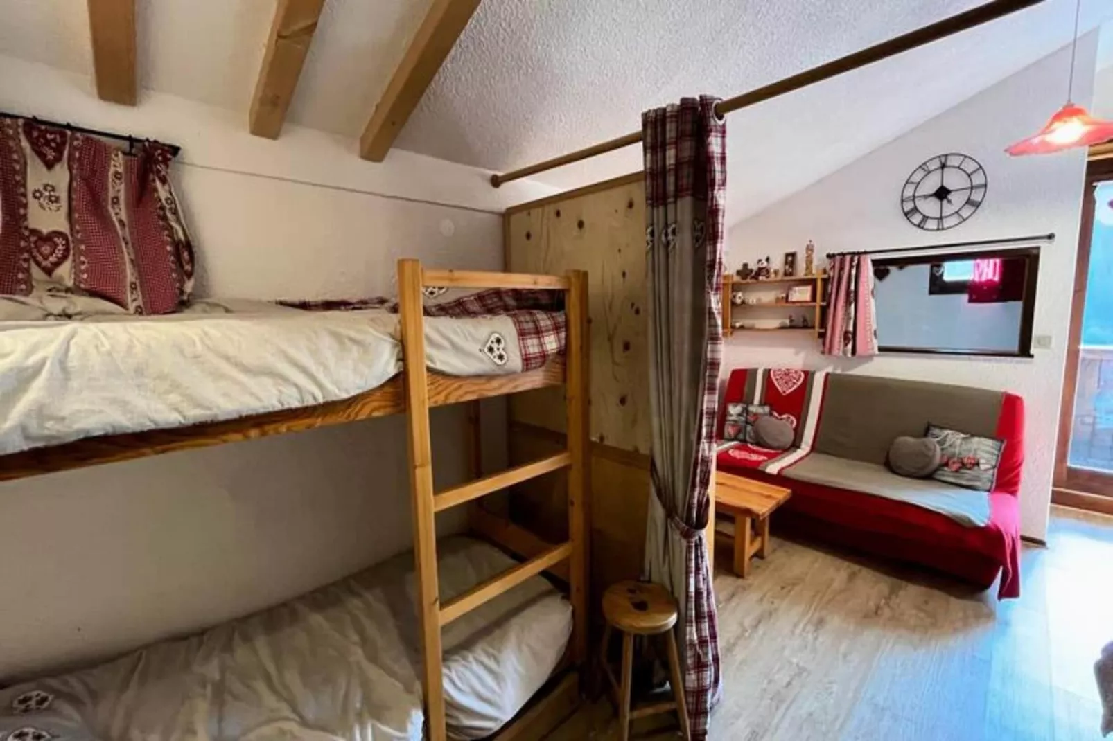 Résidence Chaumiere Des Neiges-Woonkamer