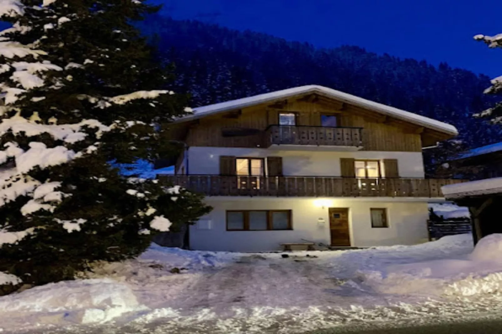 Résidence Le Veronica-Gebied winter 1km