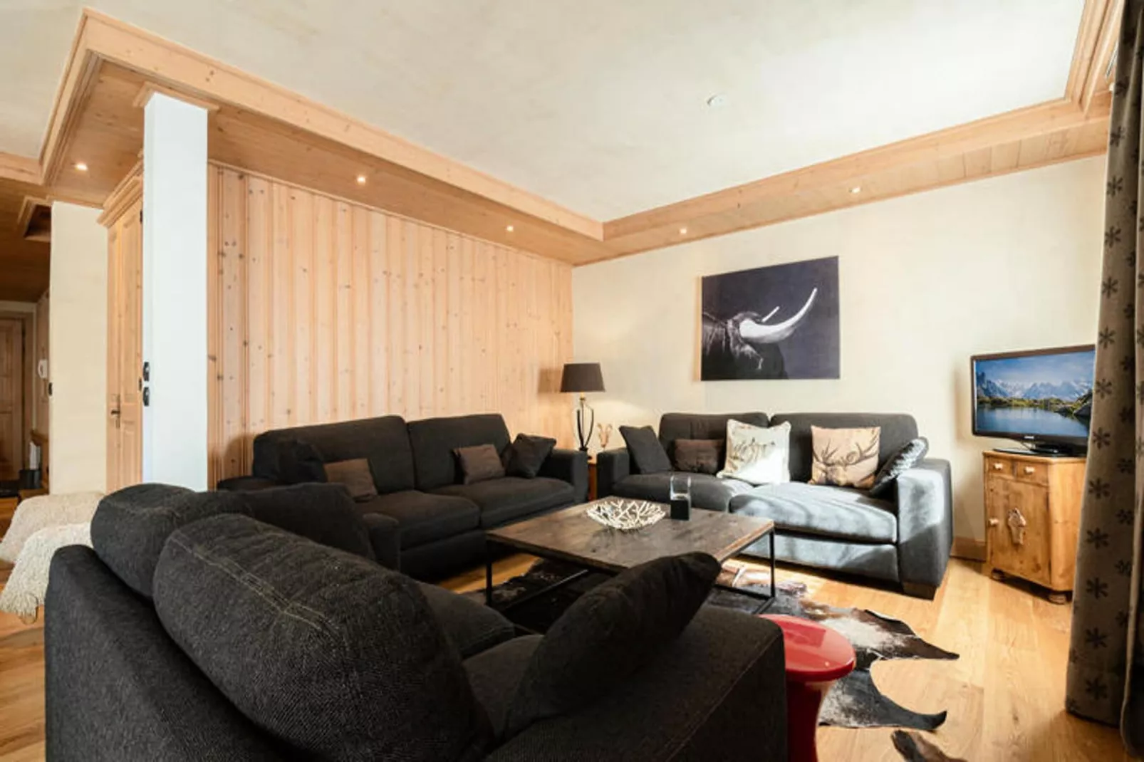 Chalets Du Savoy-Woonkamer