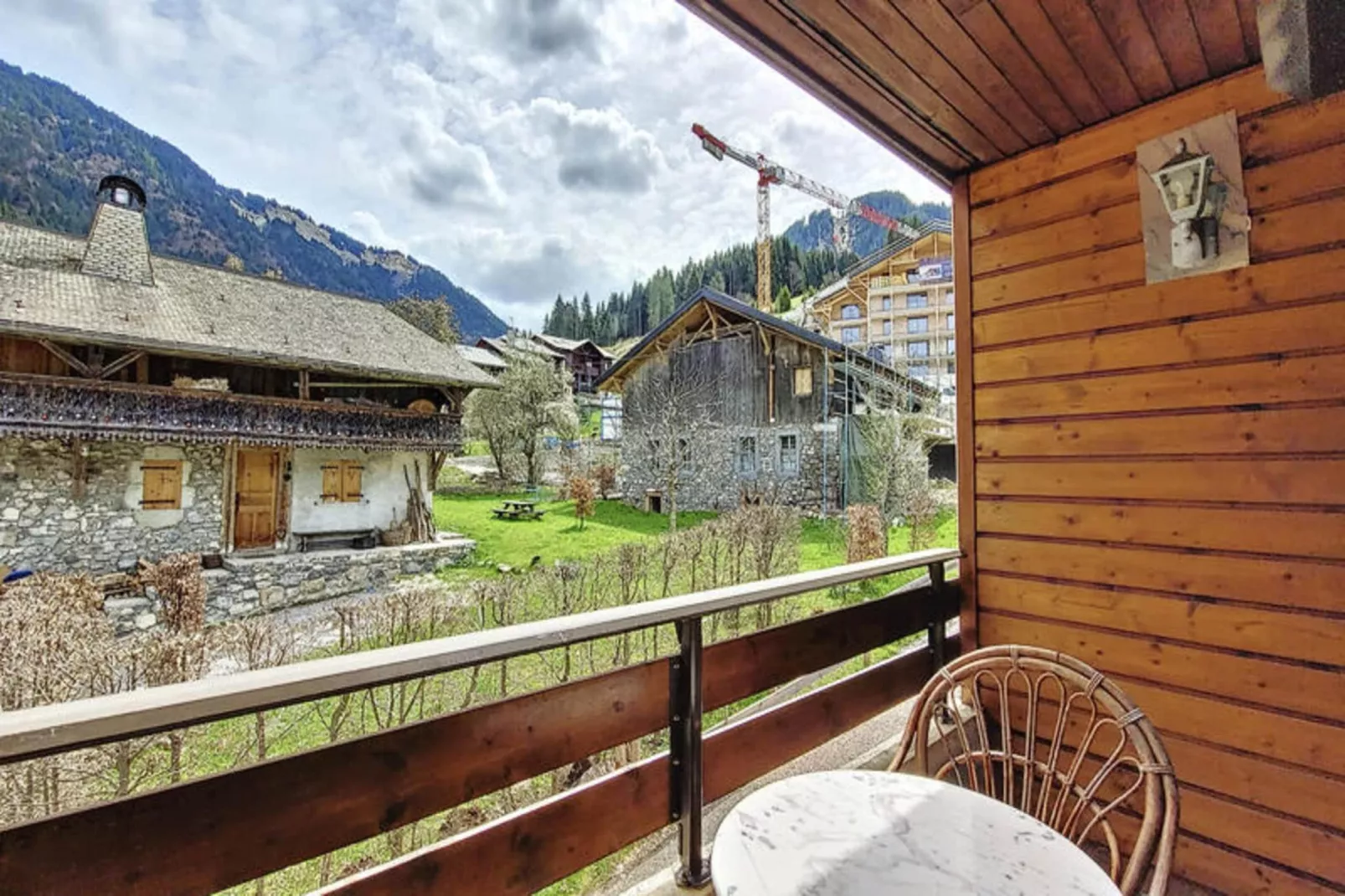 Appartements à Saint Jean d'Aulps-Terrasbalkon