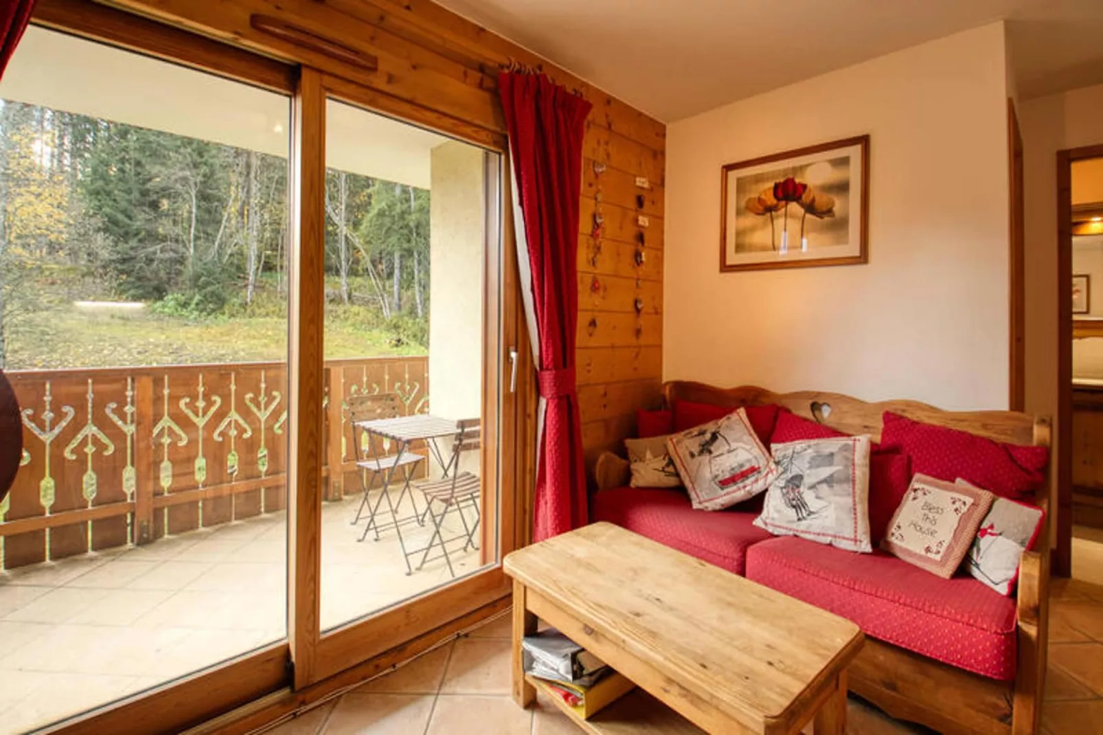 Résidence Refuge De L'alpage Bat F-Woonkamer