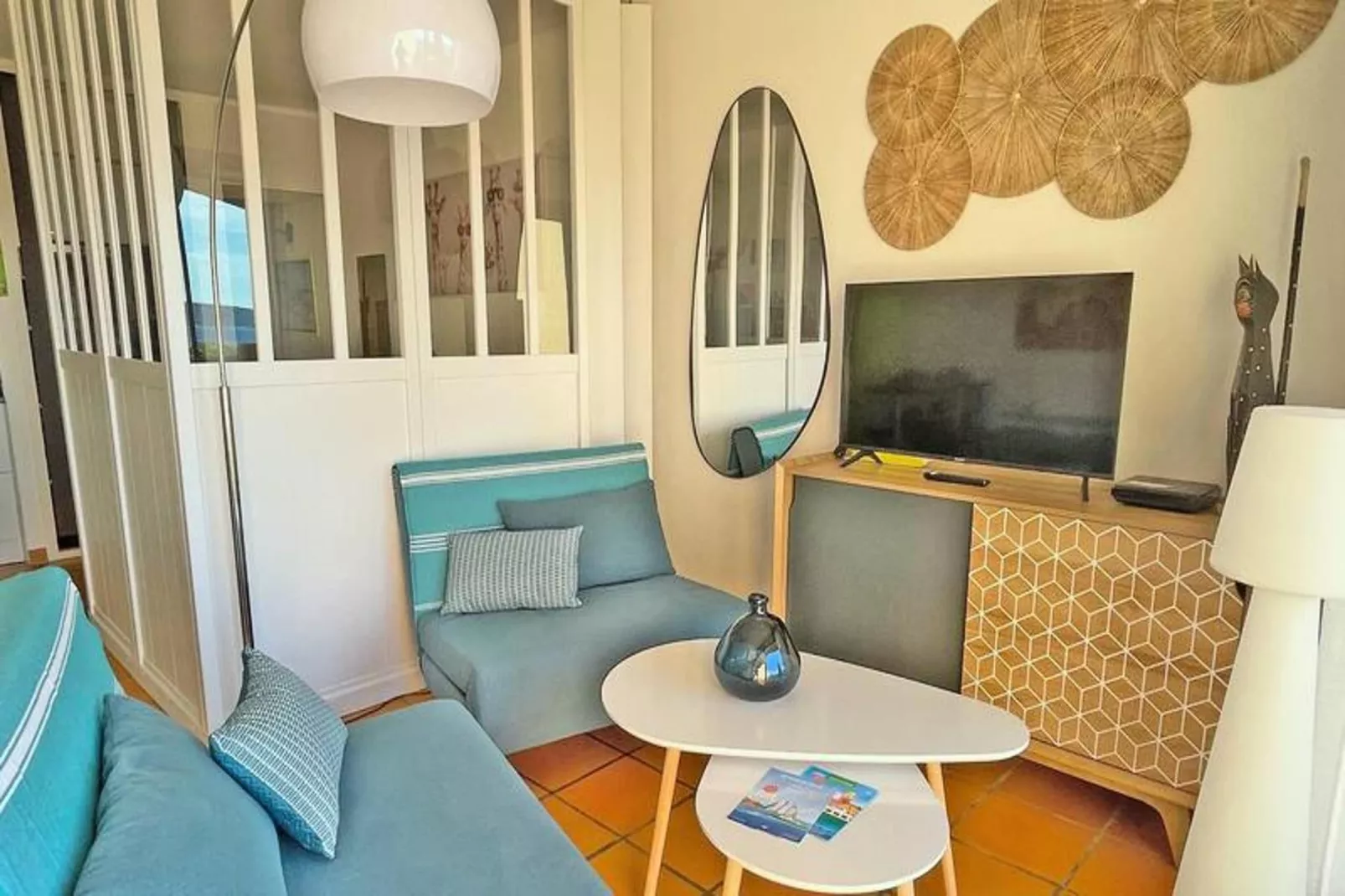 Résidence Le Clos De La Madrague-Woonkamer