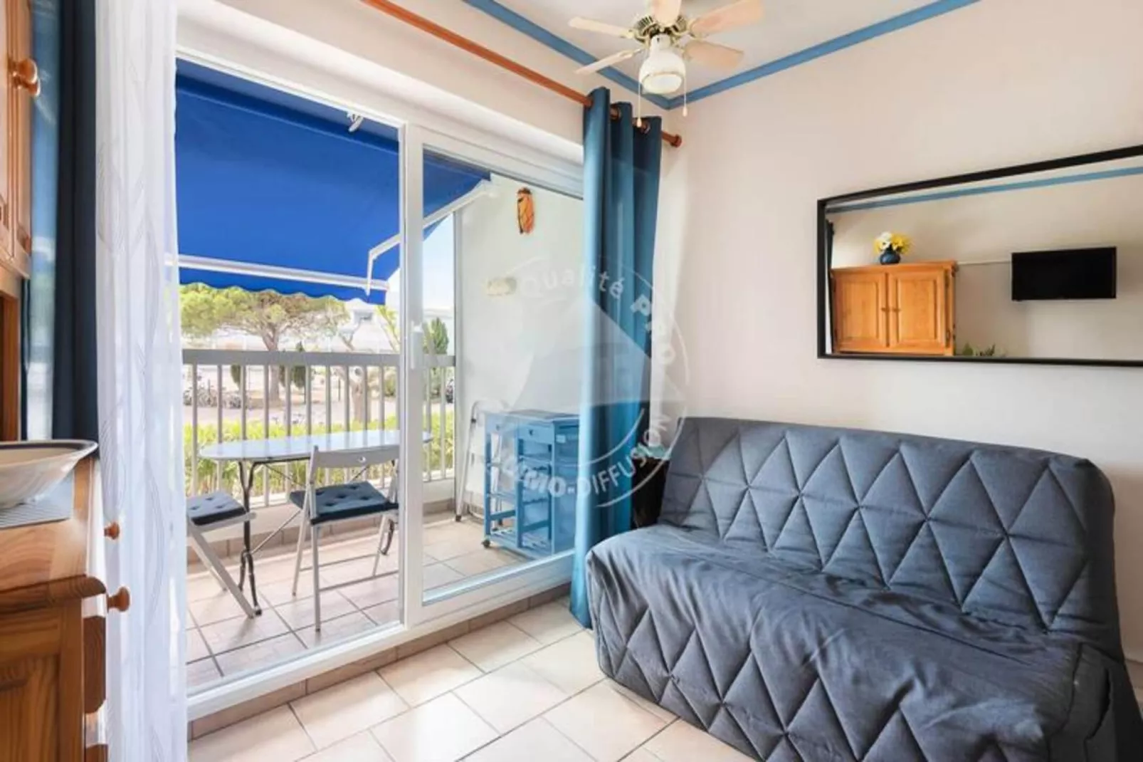 Résidence "la Croisière"-Woonkamer