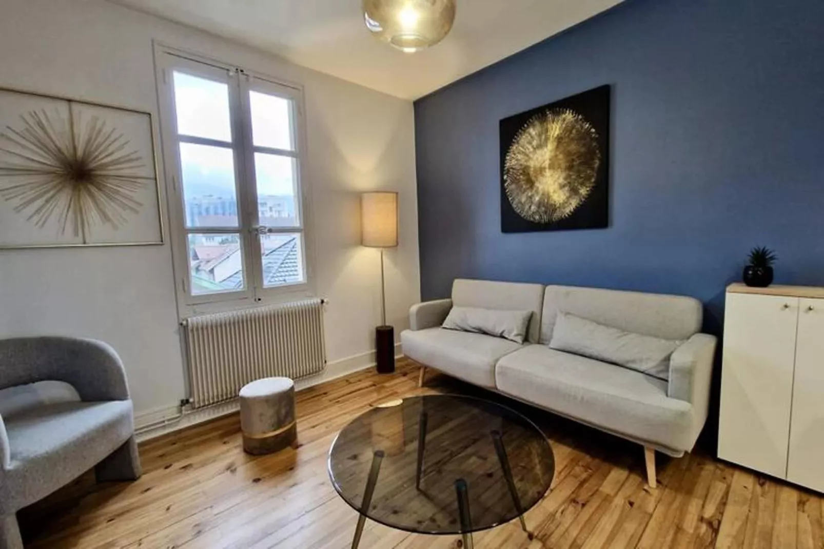 | Le Blue Revol  💡| R&eacute;nov&eacute;, Tout &eacute;quip&eacute;-Woonkamer