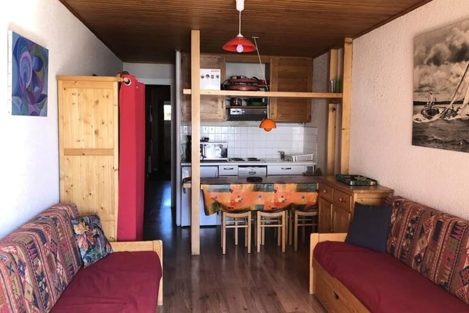 Résidence Montana-Woonkamer