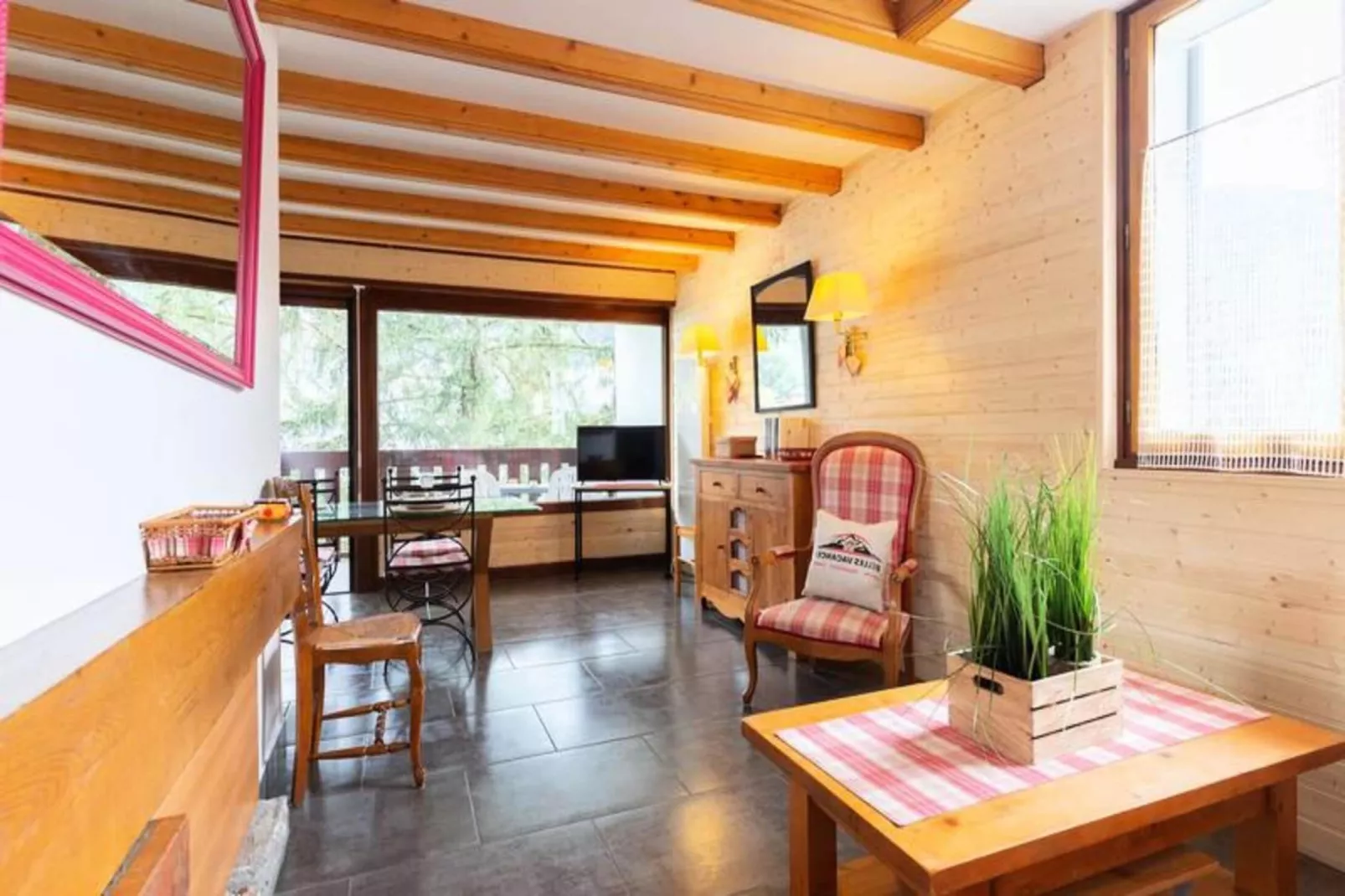 Résidence Les Isards-Woonkamer