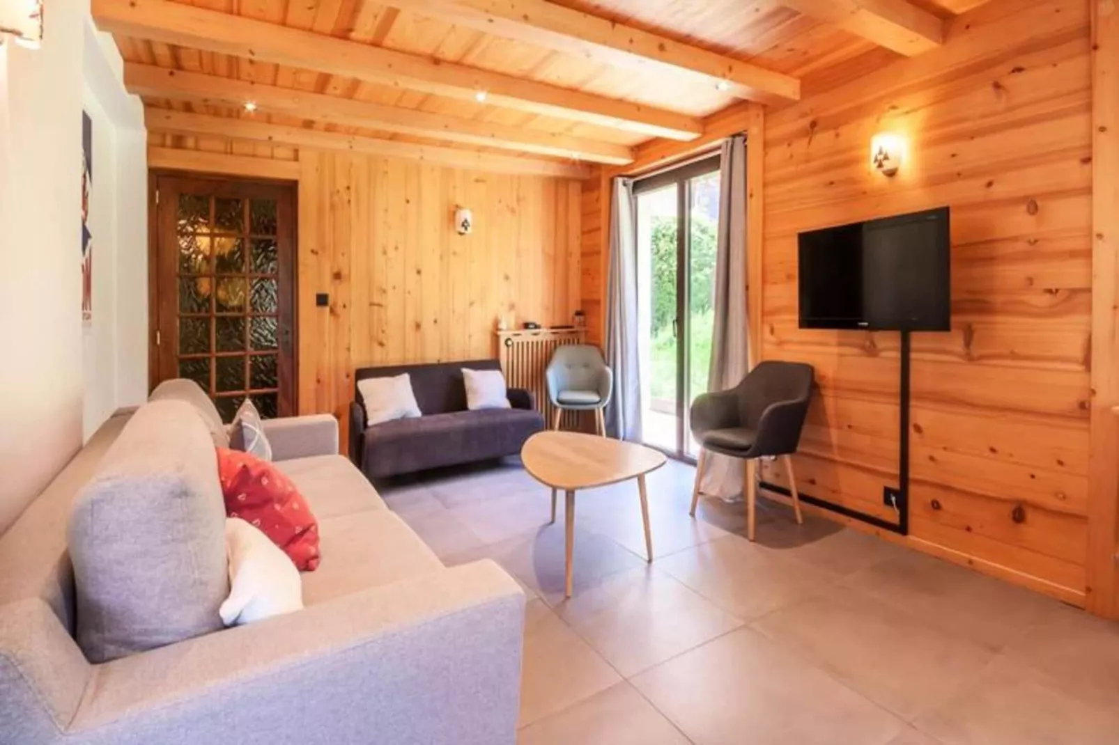 Chalet L'efanle - Woonkamer