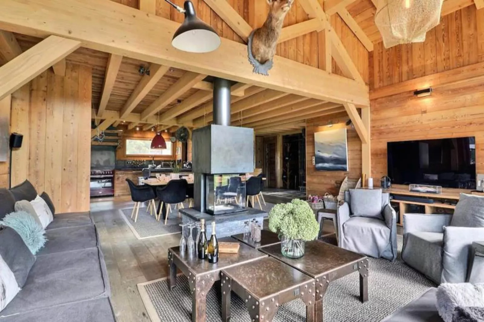 Chalet Ressource-Woonkamer