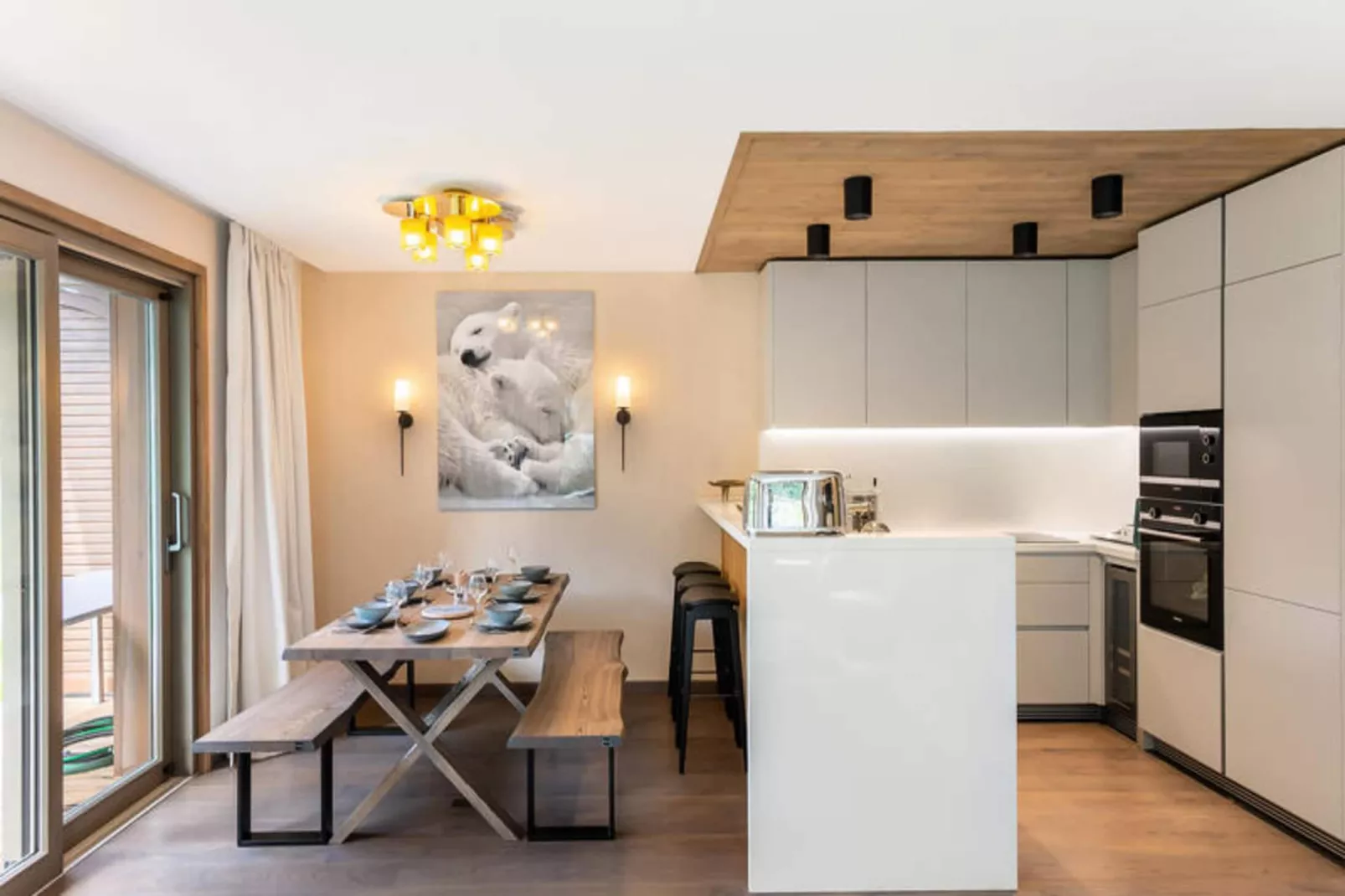 Résidence Le 1307-Eetkamer