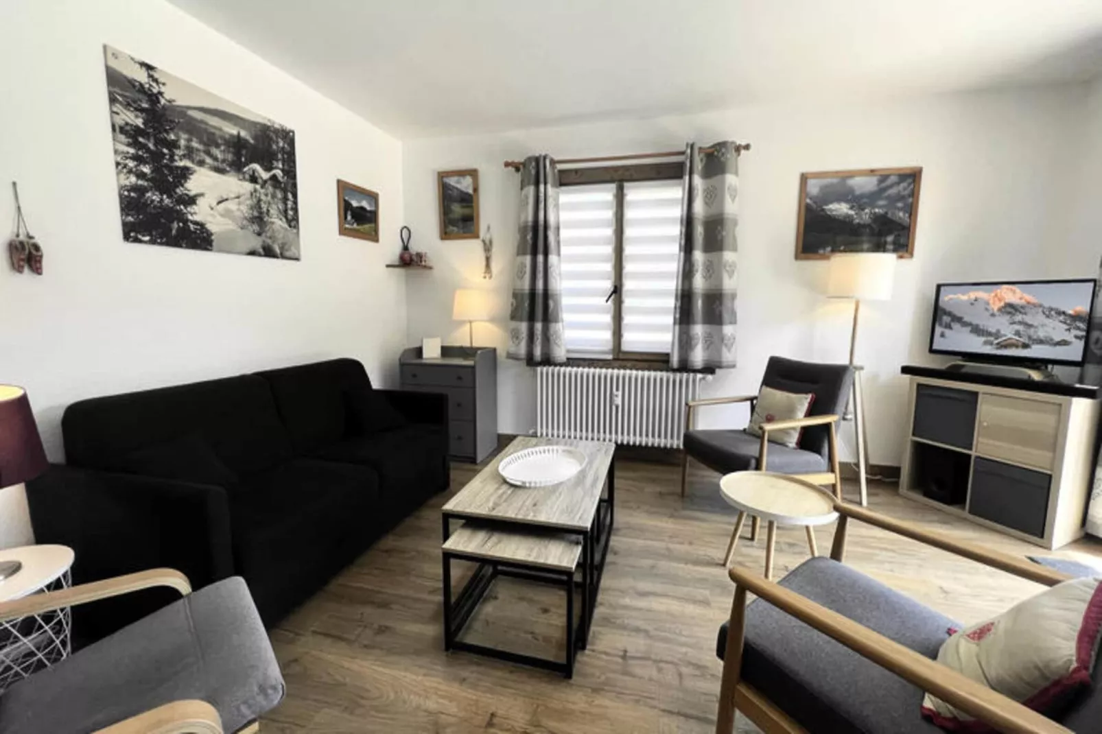 Appartements à La Clusaz-Woonkamer