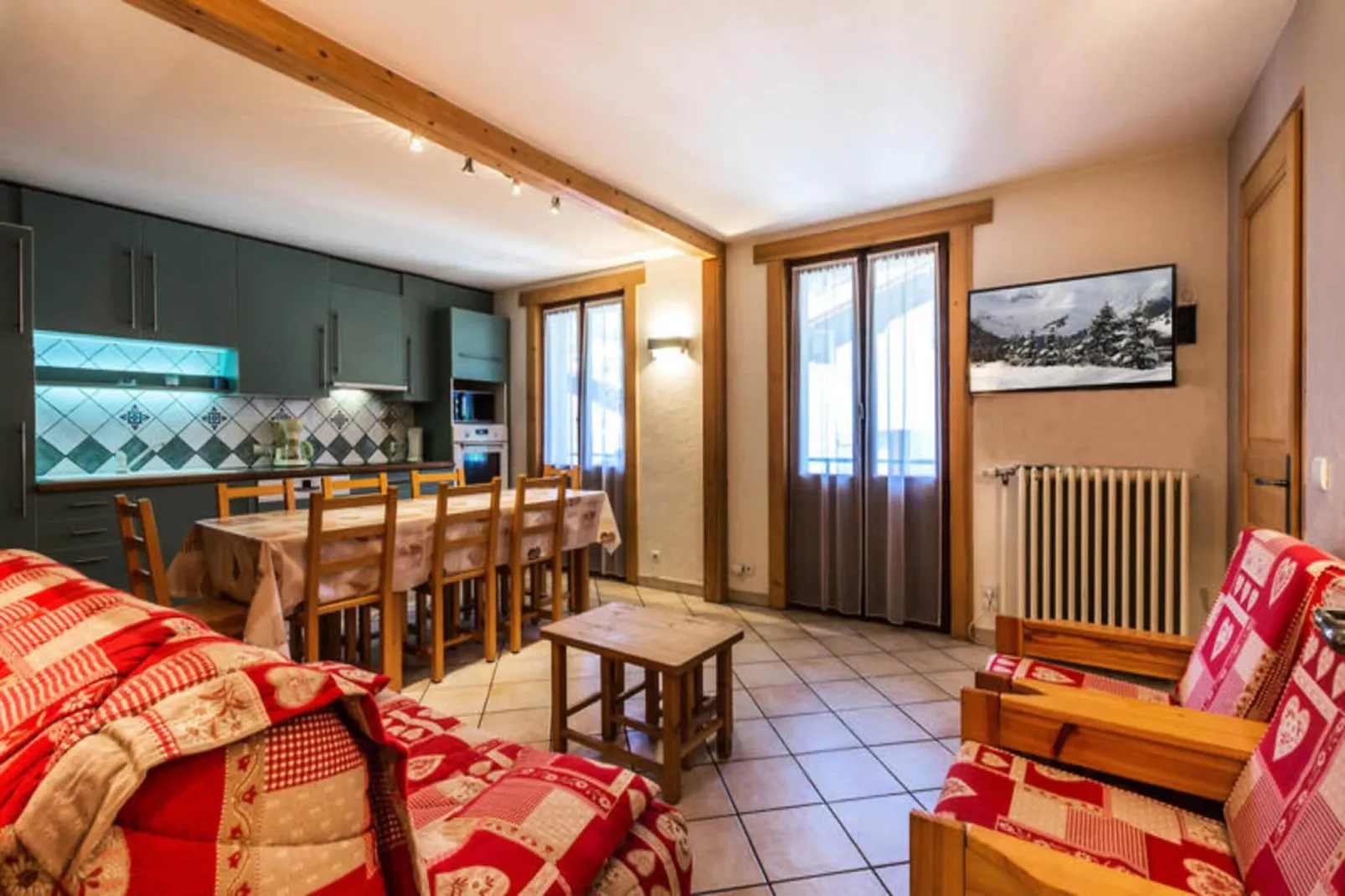 Résidence Gentianes-Woonkamer