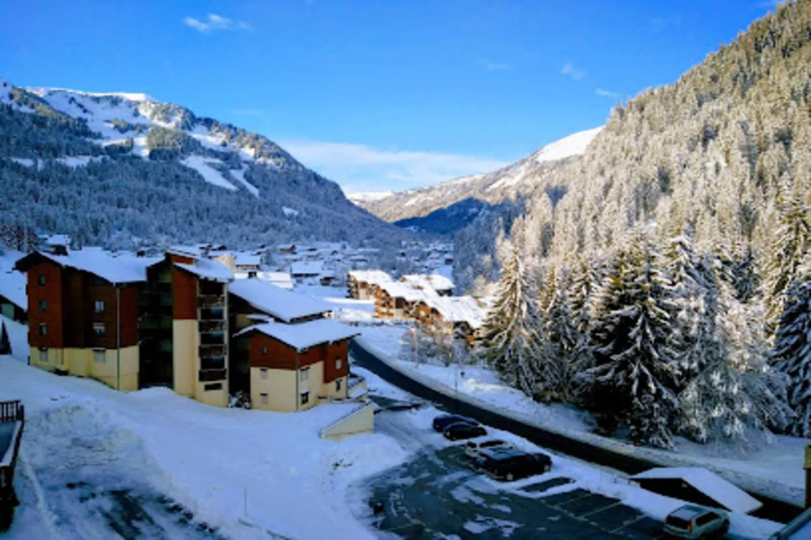 Résidence Le Veronica-Gebied winter 1km