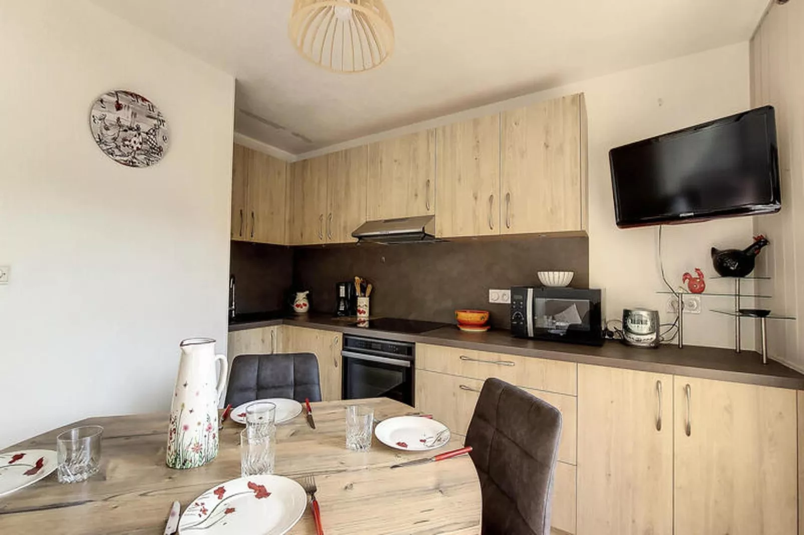 Appartements à Montriond-Eetkamer