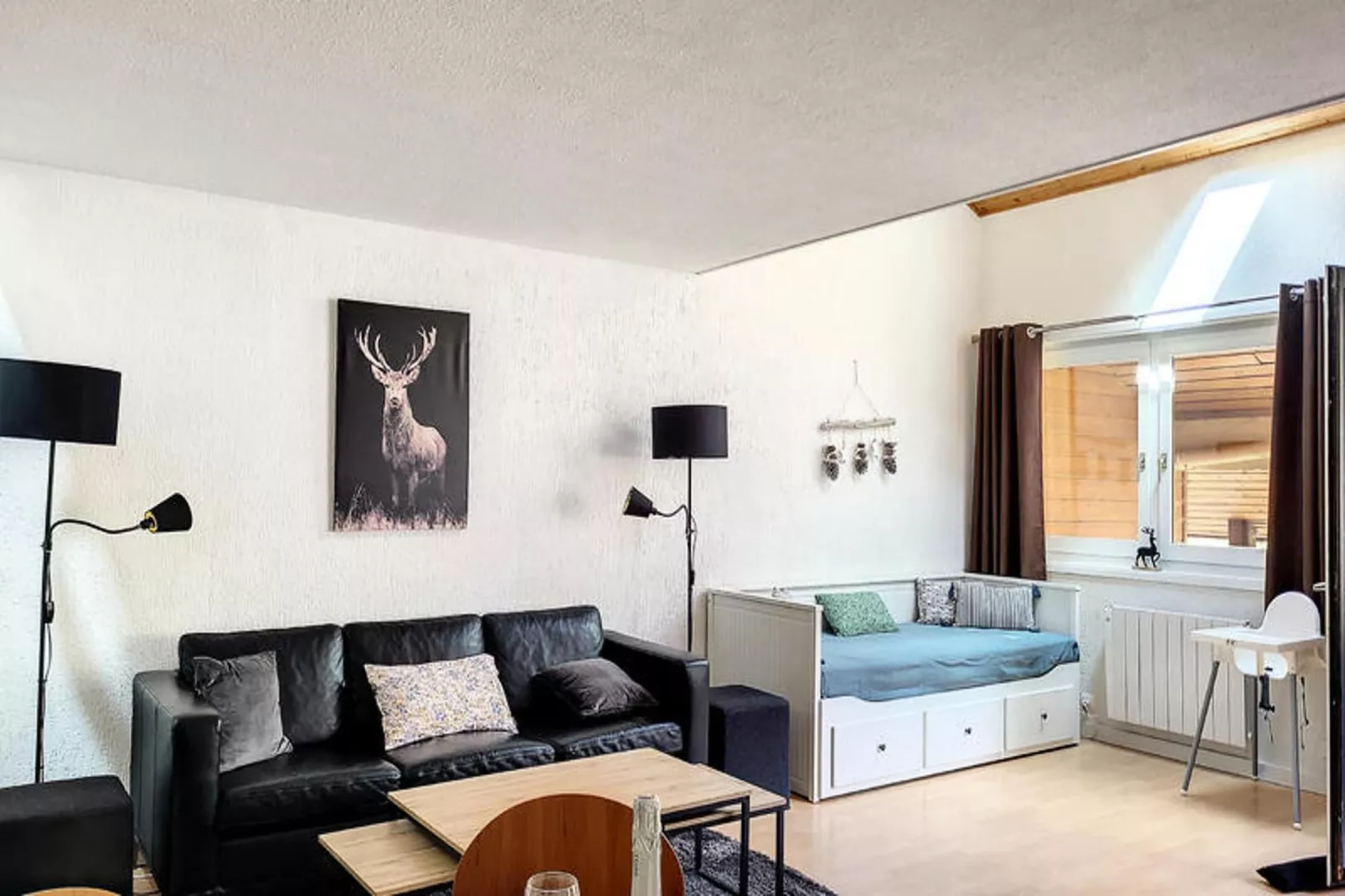 Appartements à Saint Jean d'Aulps-Woonkamer