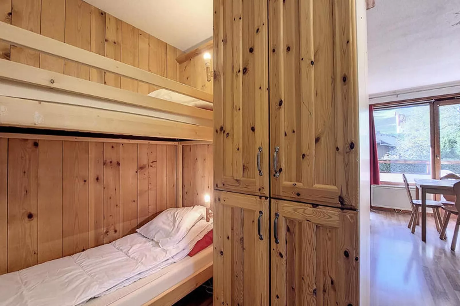 Studio à Saint Jean d'Aulps-Slaapkamer