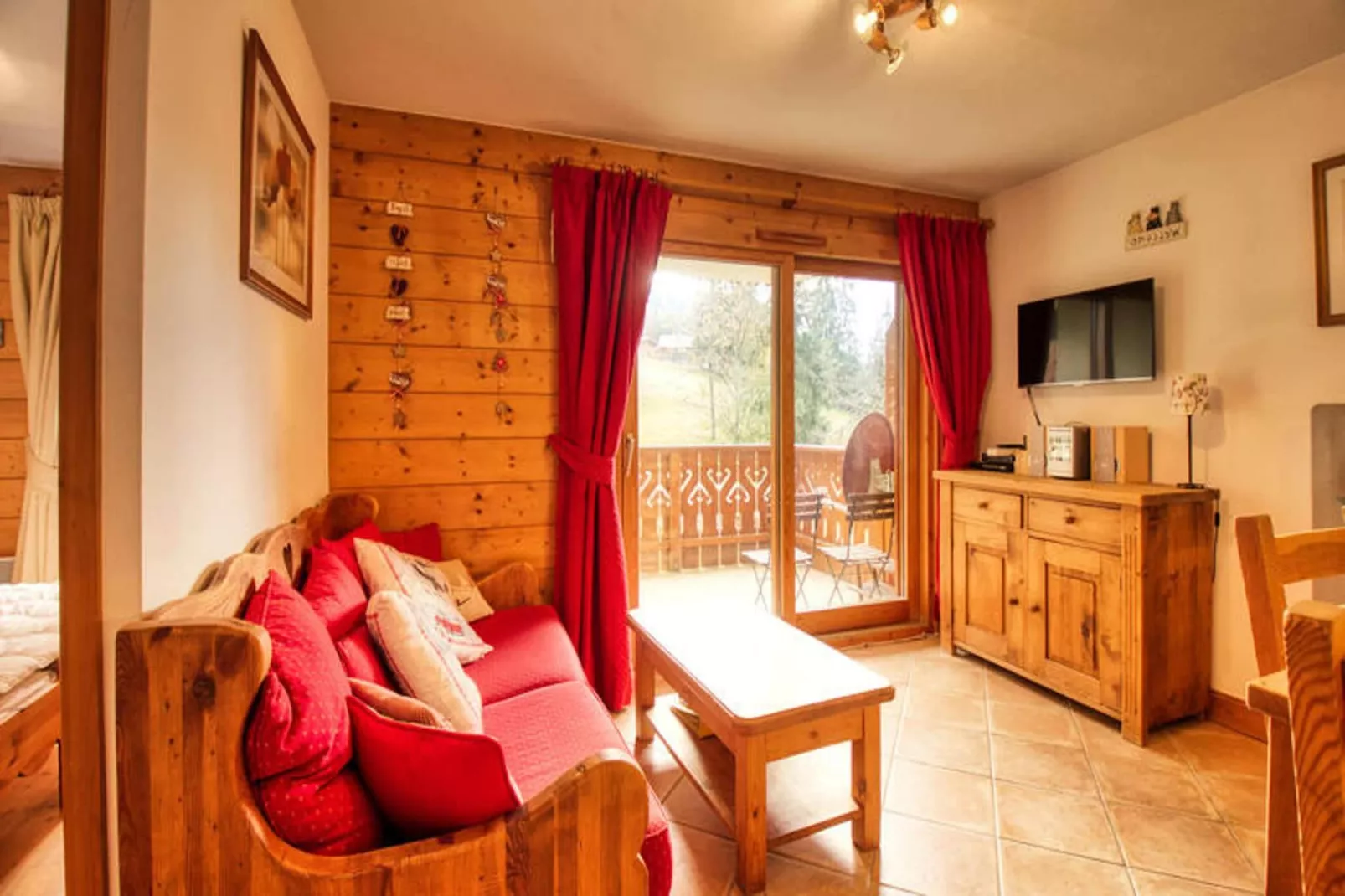 Résidence Refuge De L'alpage Bat F-Woonkamer