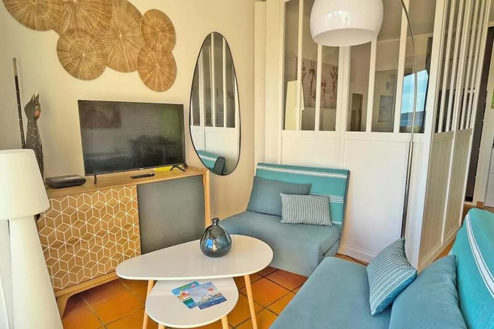 Résidence Le Clos De La Madrague-Woonkamer