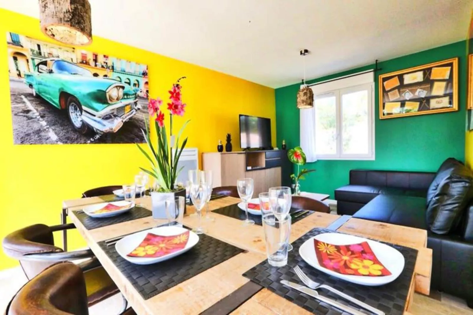 Villa Cuba - Domaine Le Sherwood-Eetkamer