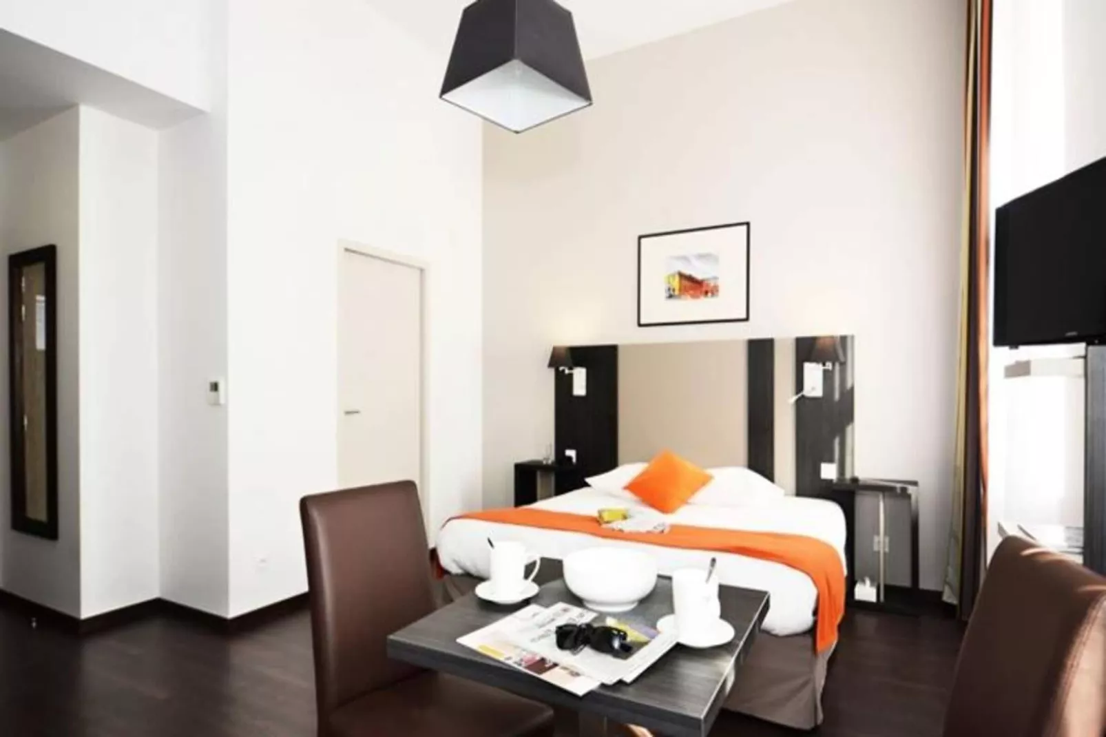 Appart'hôtel Odalys Colombélie-Slaapkamer