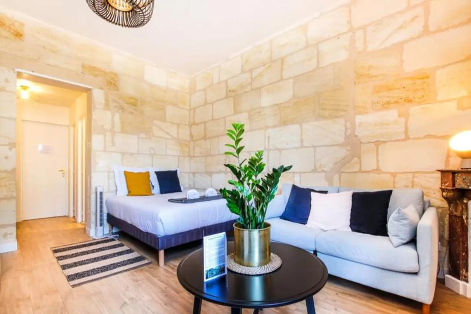 Superbe Appartement Cozy Et Charmant Pour 2 Vers La Gare Saint-jean-Slaapkamer