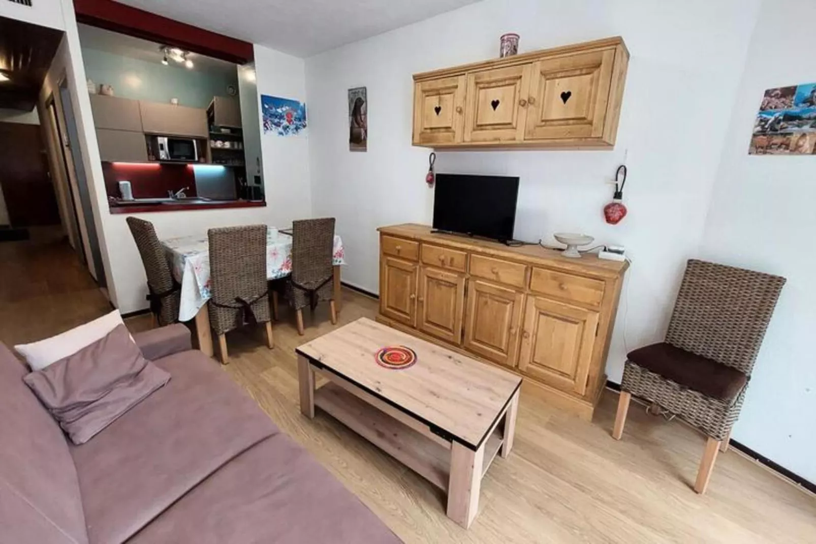 Résidence Sappey-Woonkamer