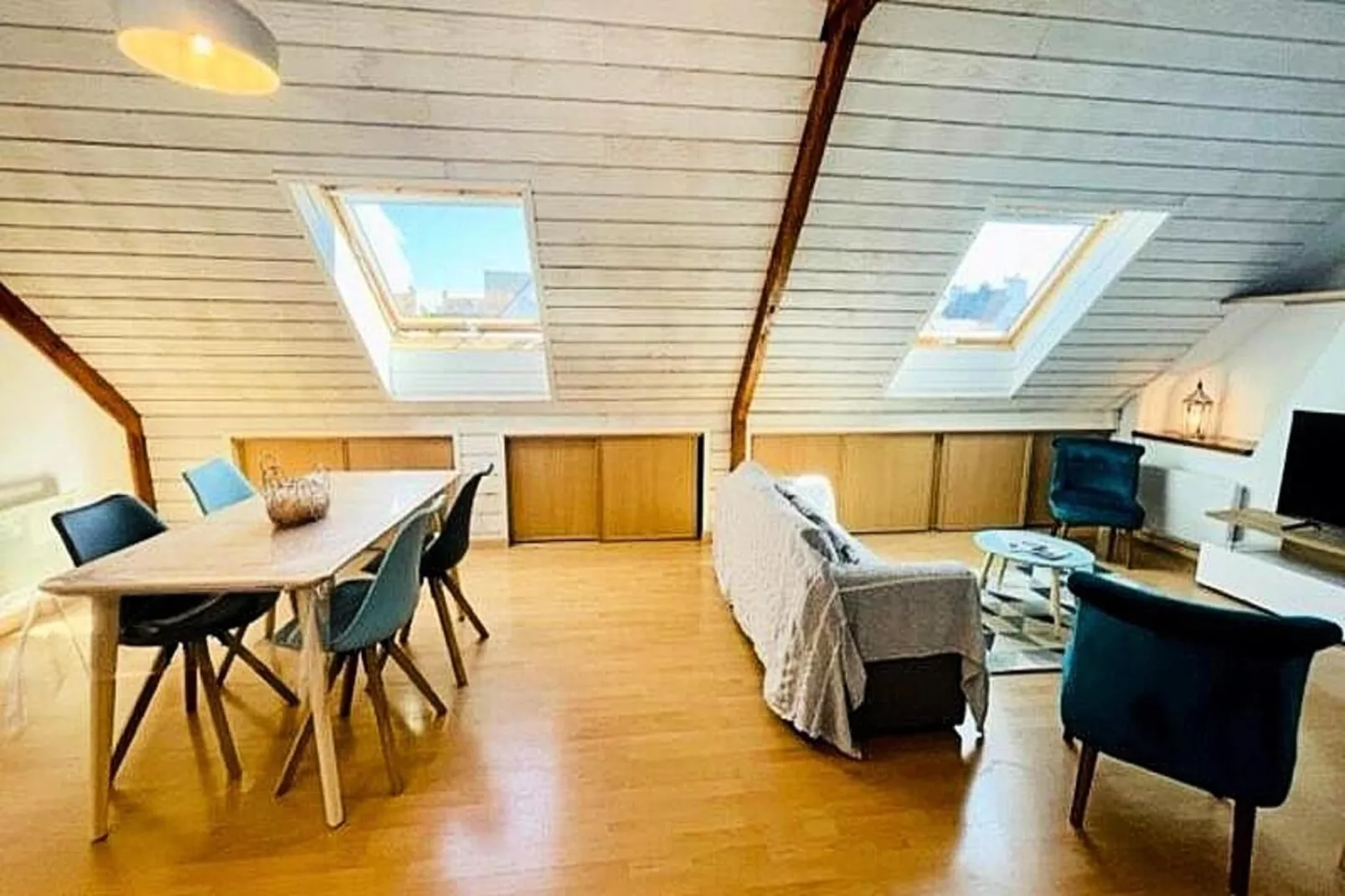 Résidence Rue De Port Haliguen-Eetkamer