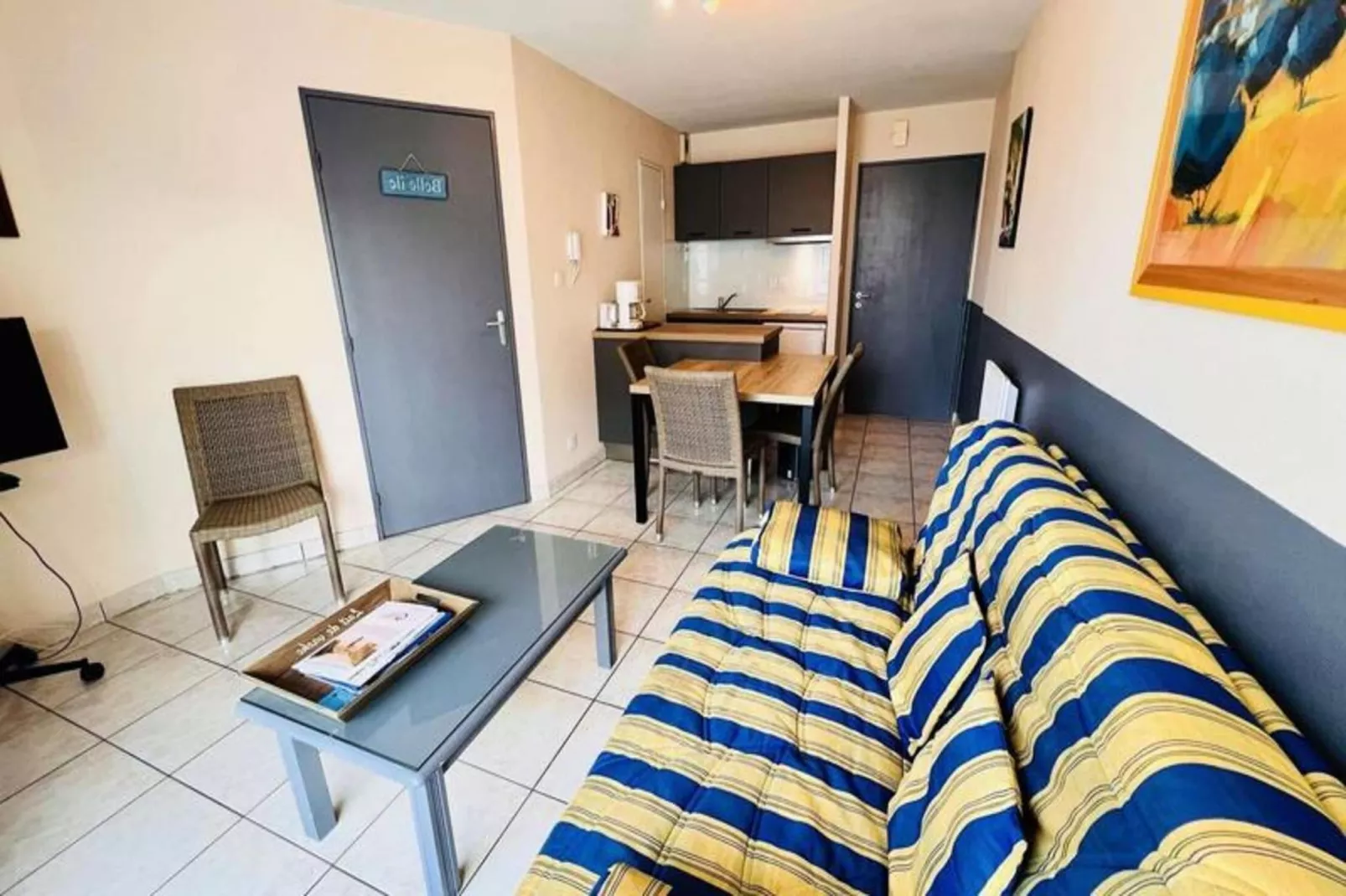 Résidence Hauts Port Maria-Woonkamer