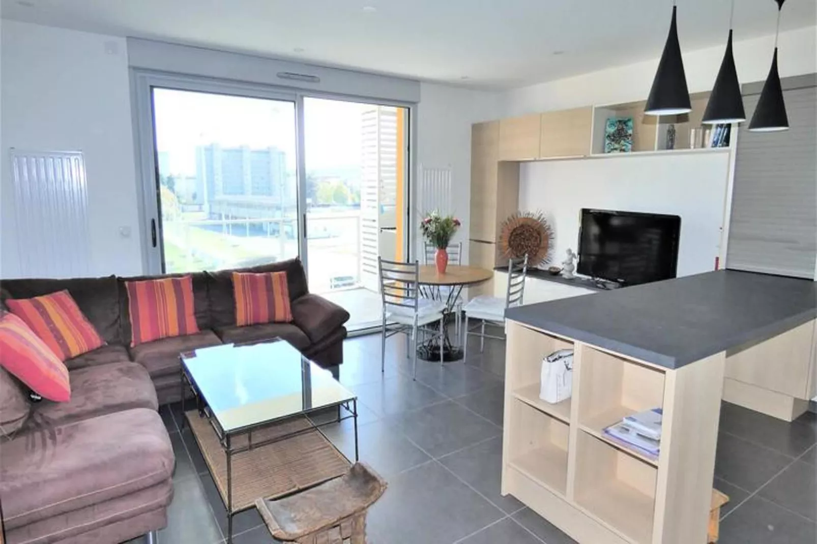 Résidence Le Zephir-Woonkamer