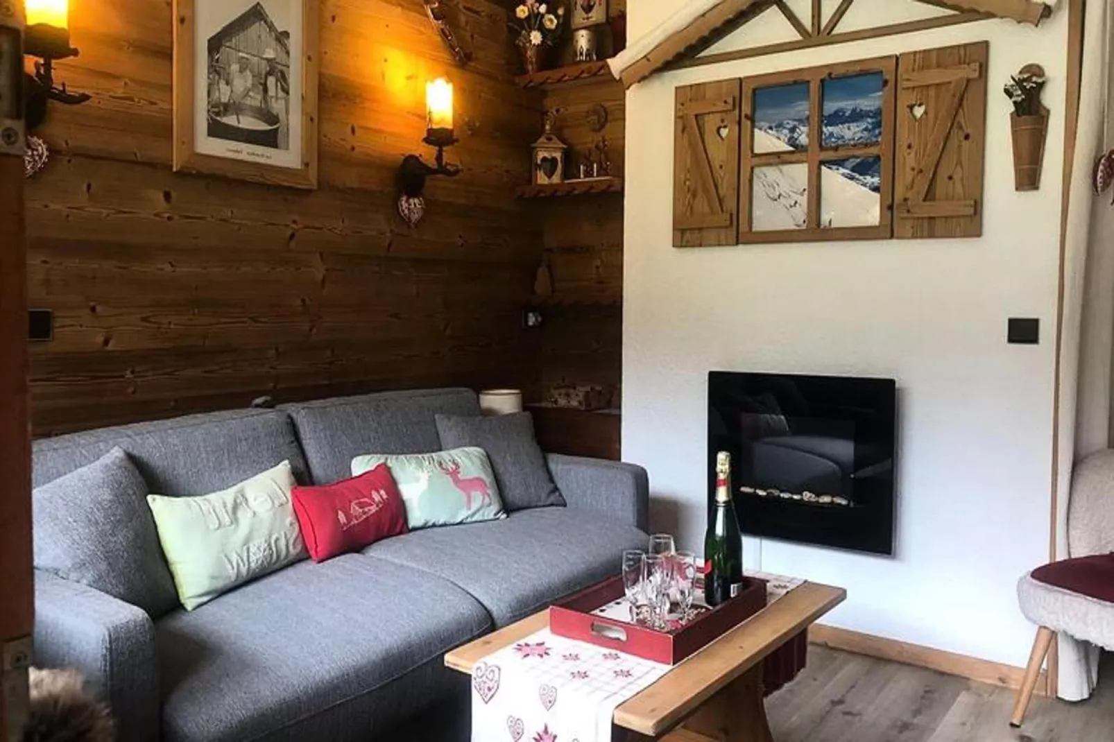 Résidence Prariond-Woonkamer