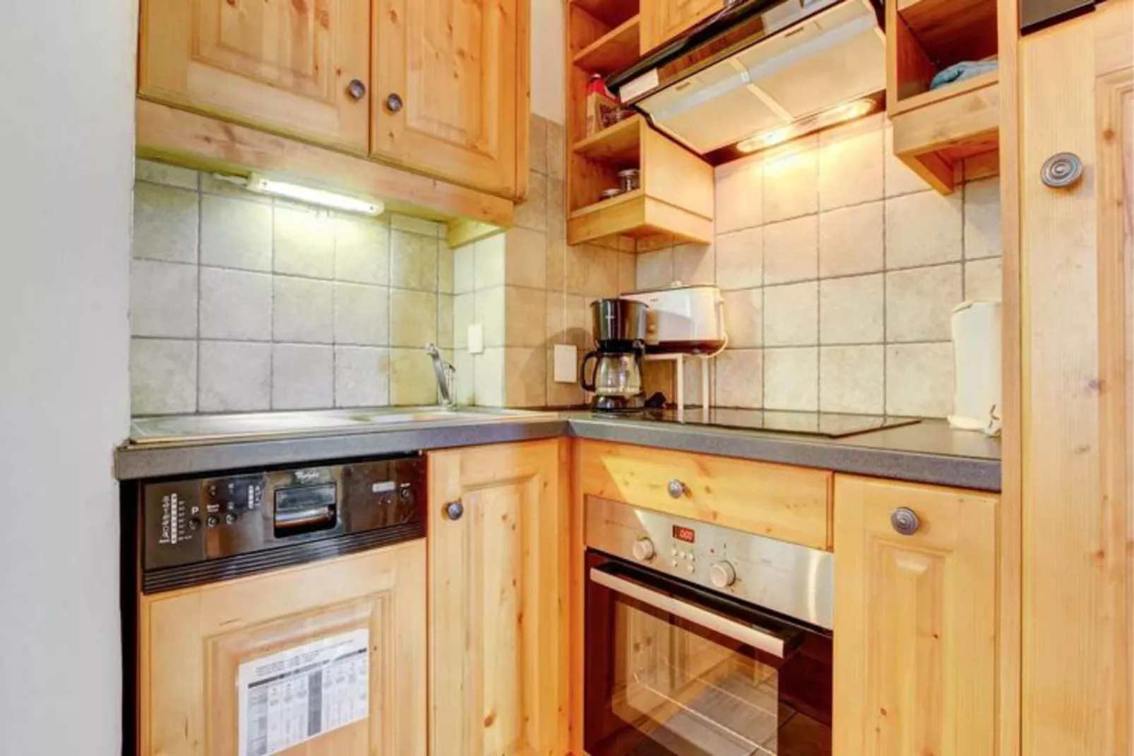 Résidence Le Lodge-Keuken