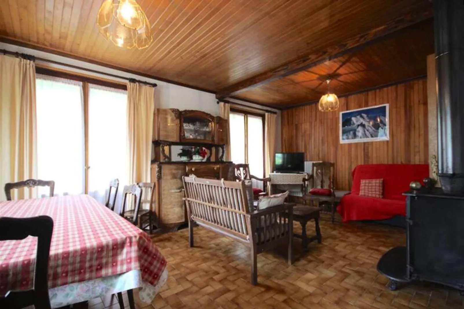 Chalet Les Triolets-Woonkamer