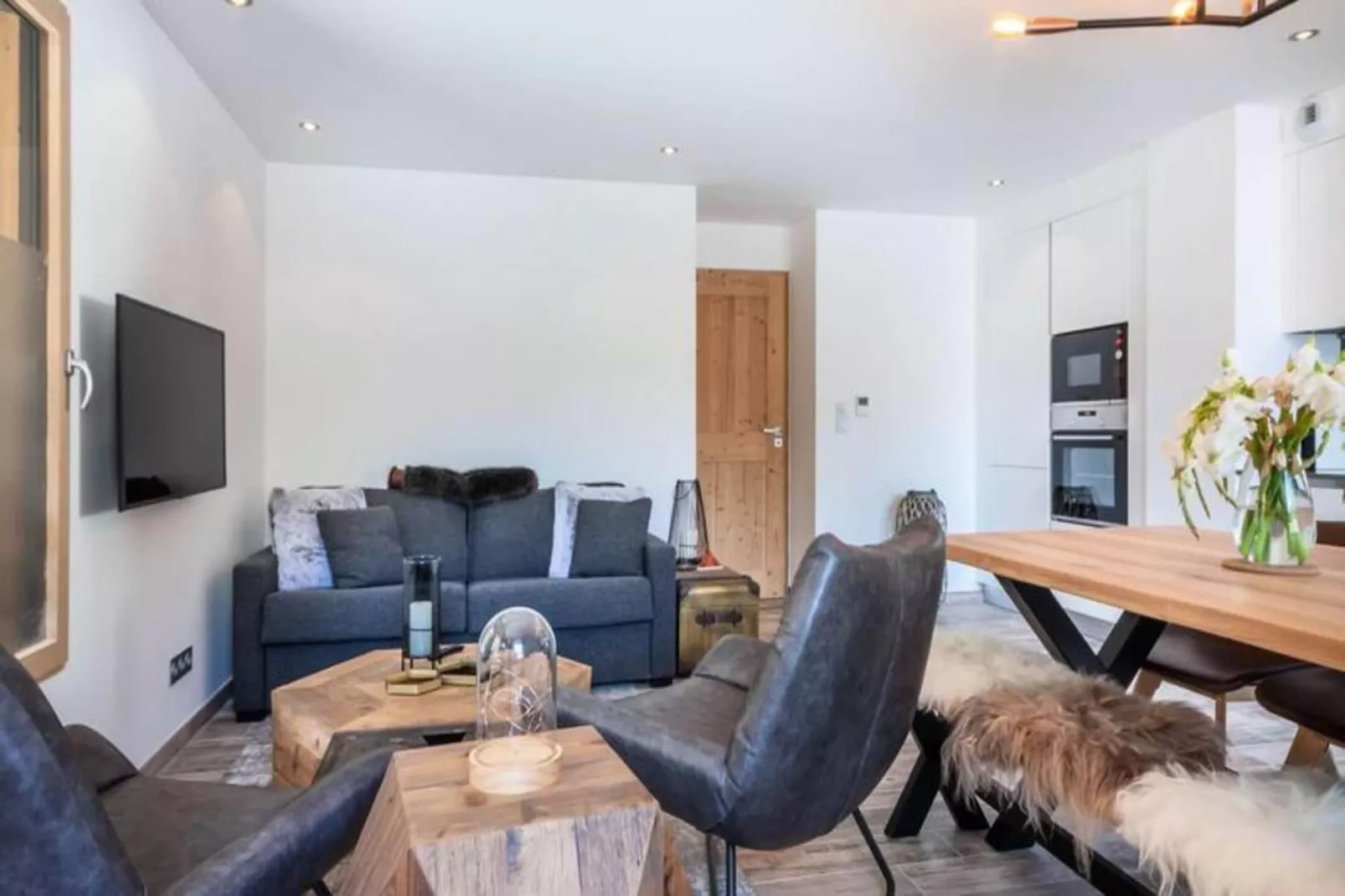 Résidence Les Portes Du Pleney-Woonkamer