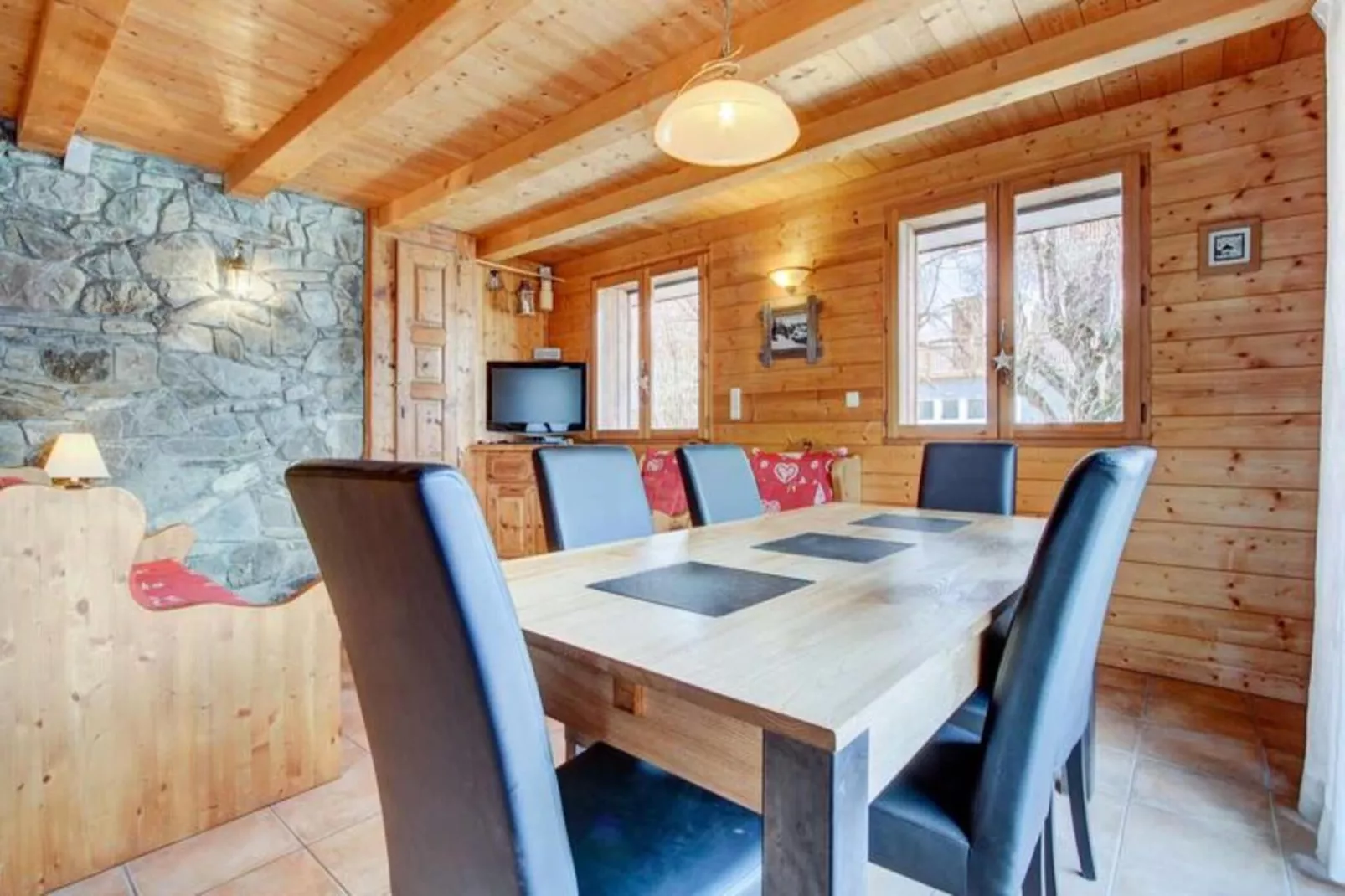 Résidence Les Sermes-Eetkamer