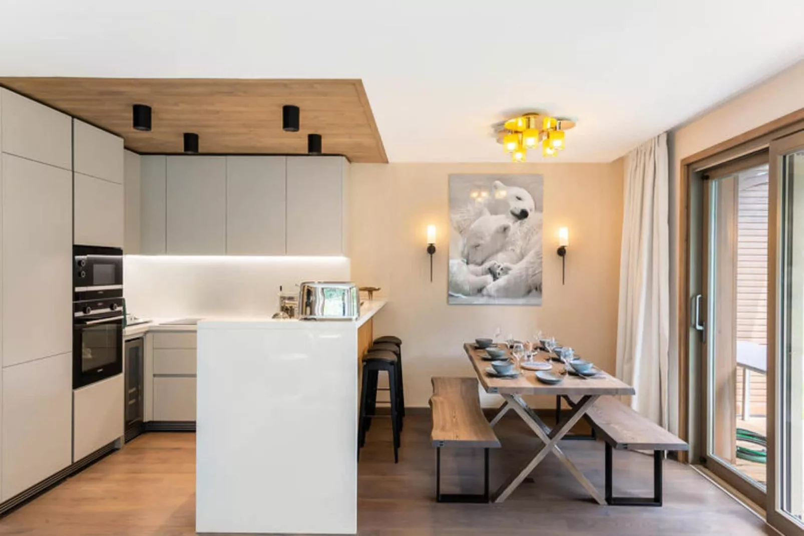 Résidence Le 1307-Keuken