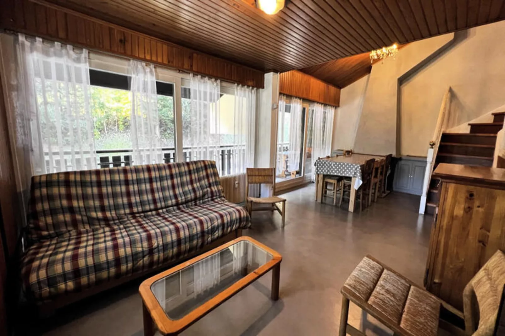 Appartements à La Clusaz-Woonkamer