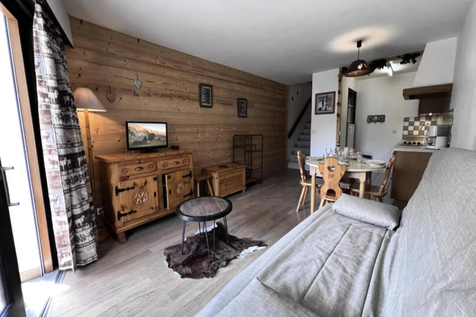 Appartements à La Clusaz-Woonkamer