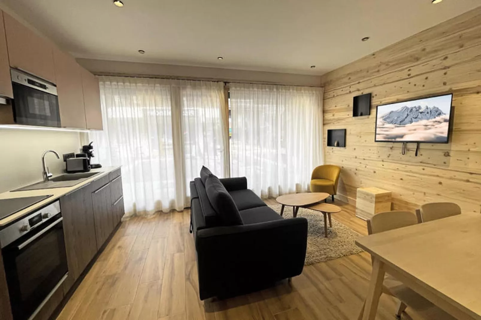 Appartements à La Clusaz-Keuken