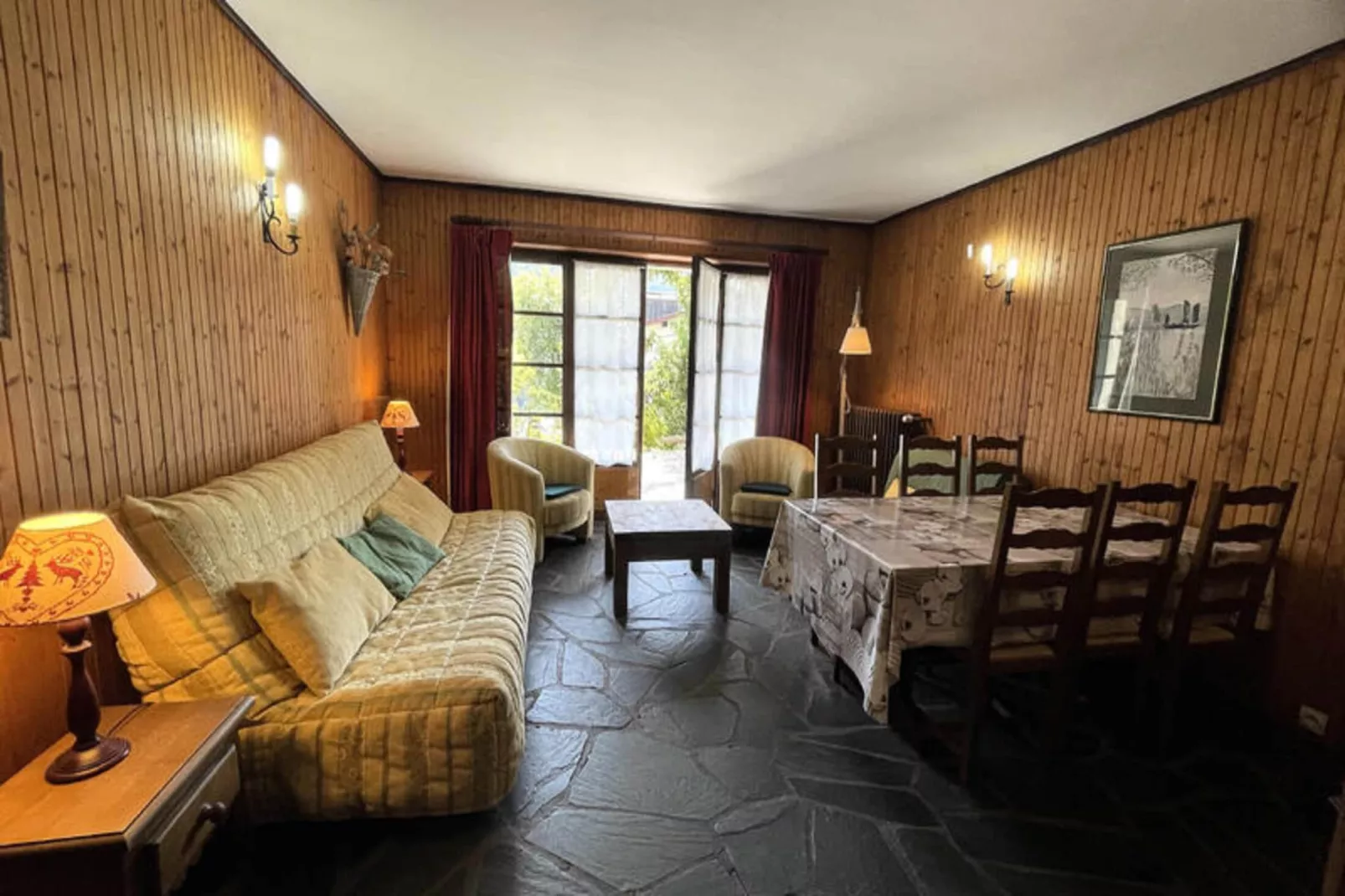 Appartements à La Clusaz-Woonkamer