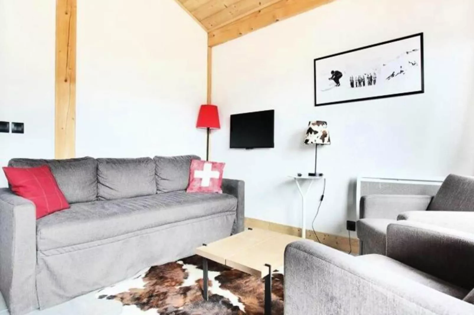 Résidence Prestige Odalys Les Fermes de Châtel-Woonkamer