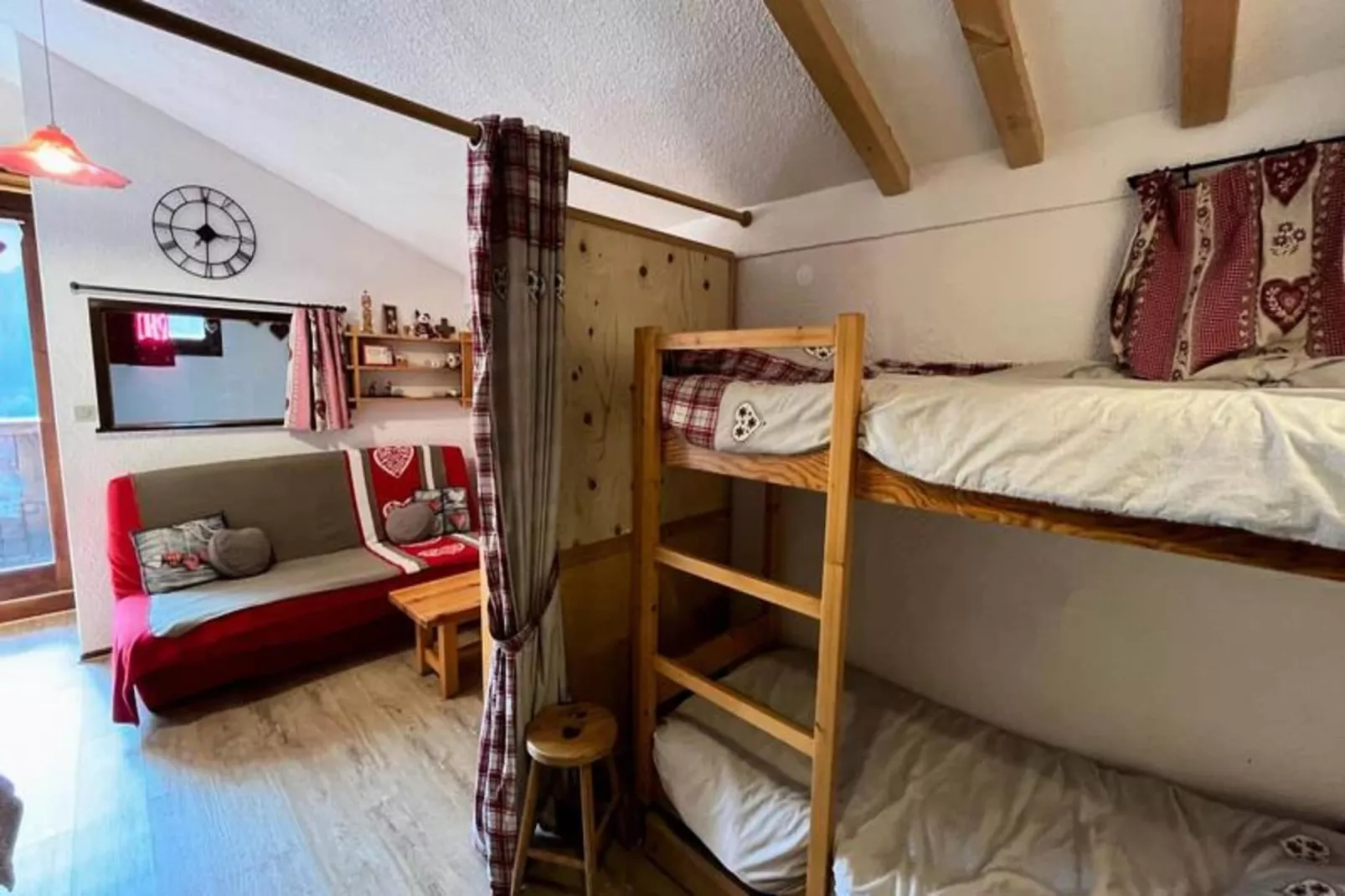 Résidence Chaumiere Des Neiges-Woonkamer