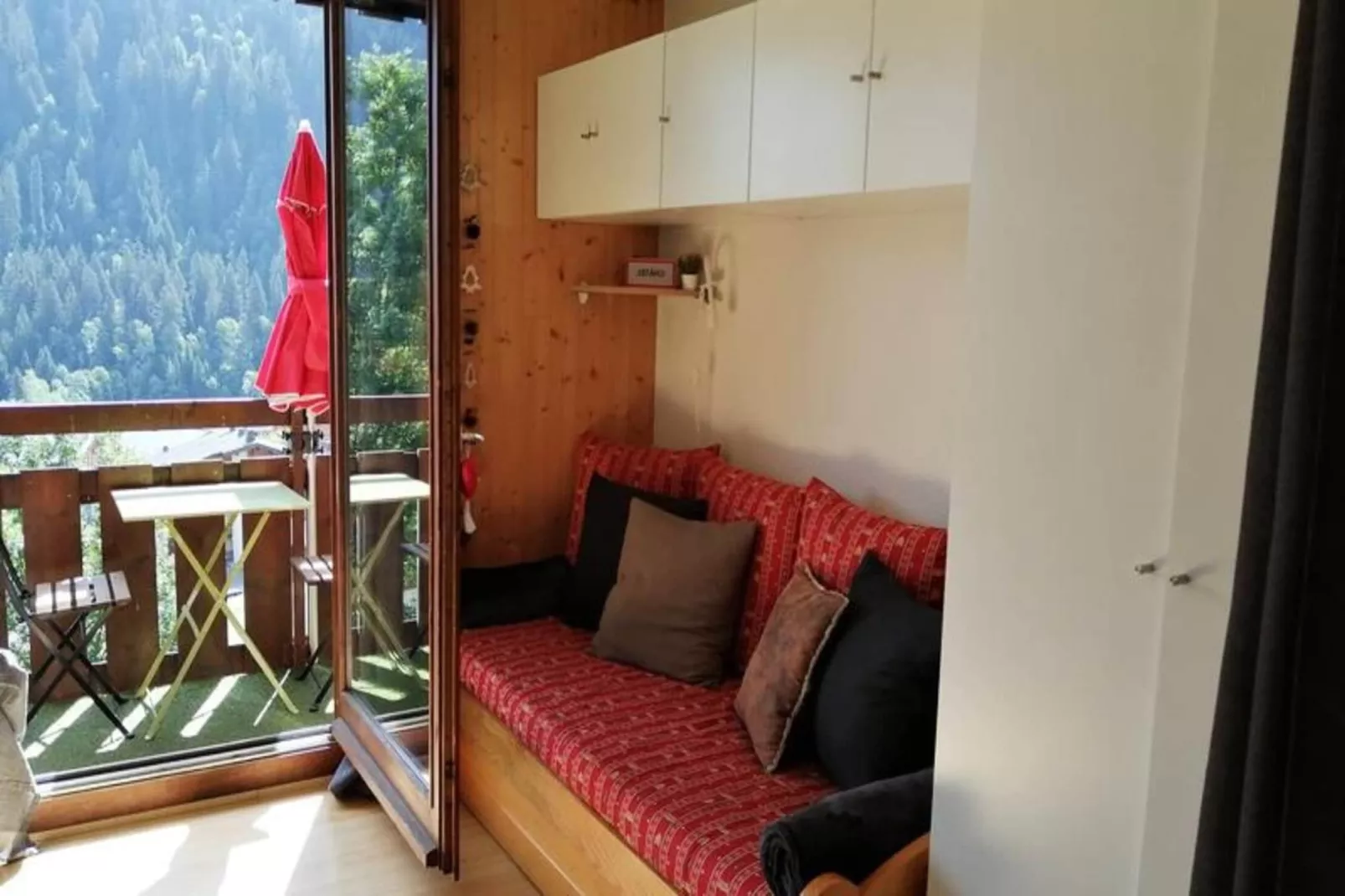 Résidence Chaumiere Des Neiges-Woonkamer