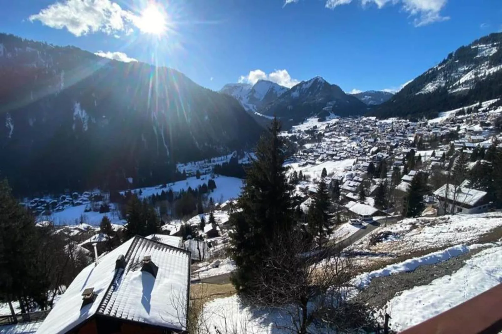 Chalets De Barbessine-Uitzicht winter