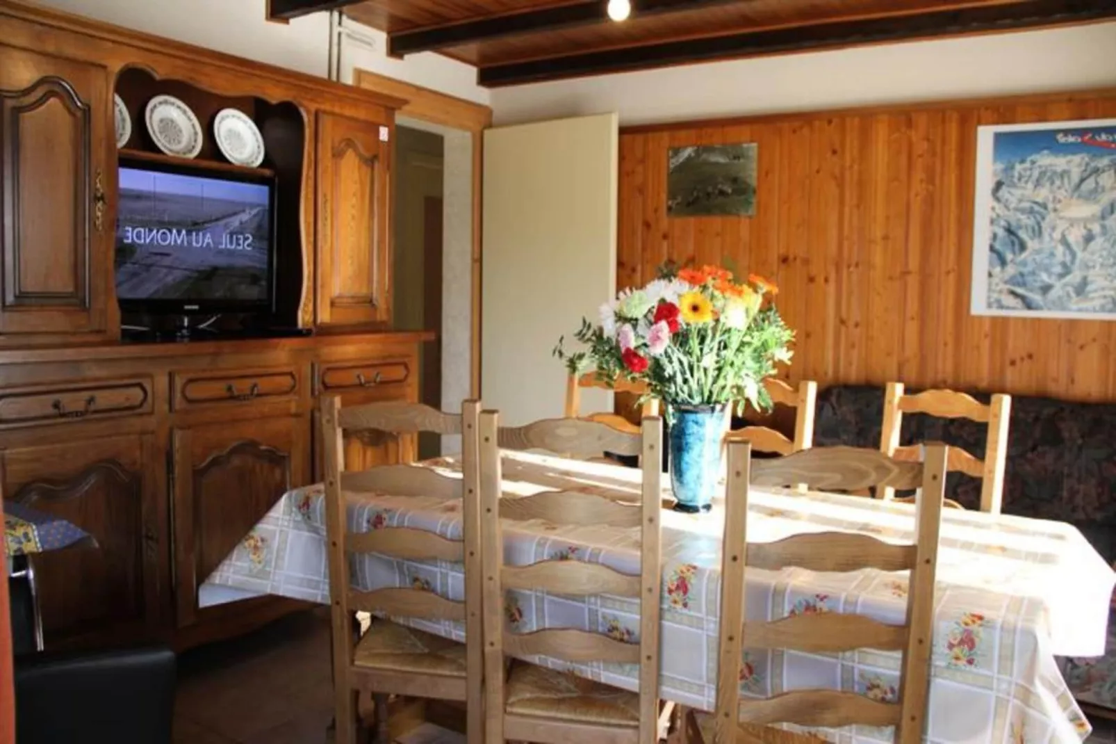 Appartement 7 pers. avec terrasse-Eetkamer