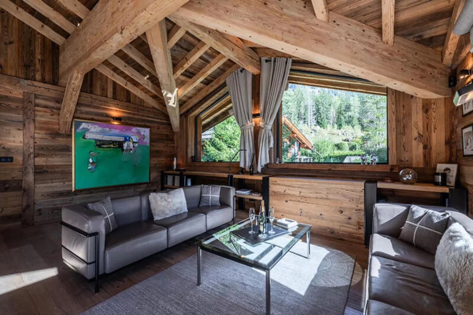 Résidence Black Wood-Woonkamer