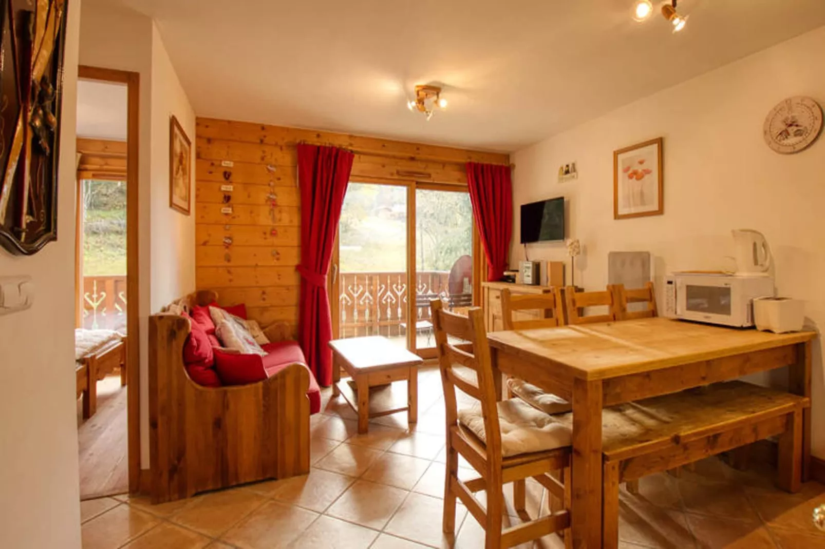 Résidence Refuge De L'alpage Bat F-Woonkamer