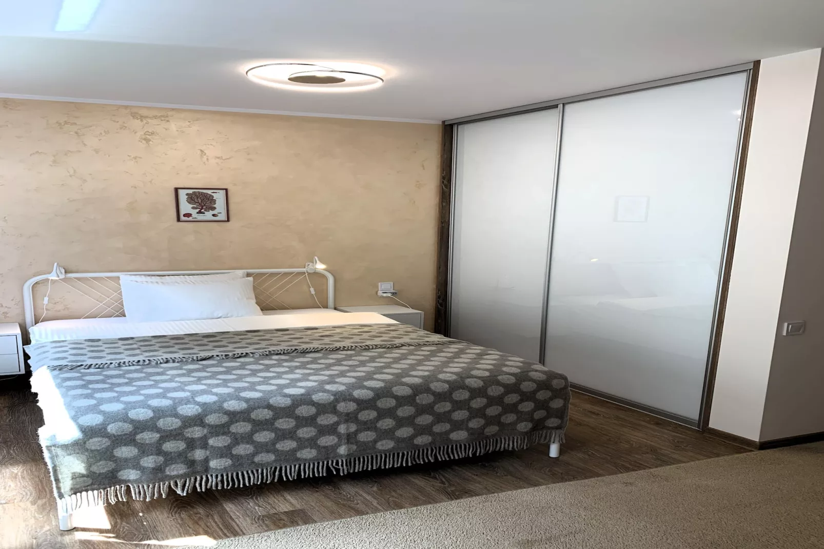 Apartament przy parku z garażem Świnoujście-Slaapkamer