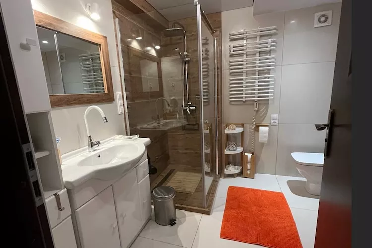 Dom wakacyjny w Krzyni dla max 7 osób-Badkamer