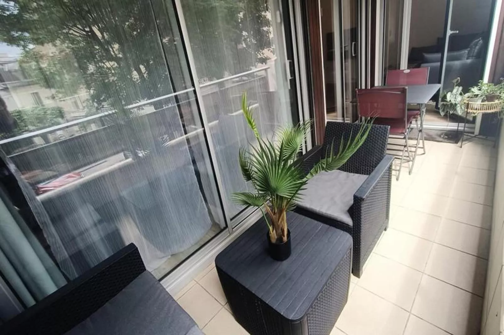 Résidence Le Chateau Durieux 1-Terrasbalkon